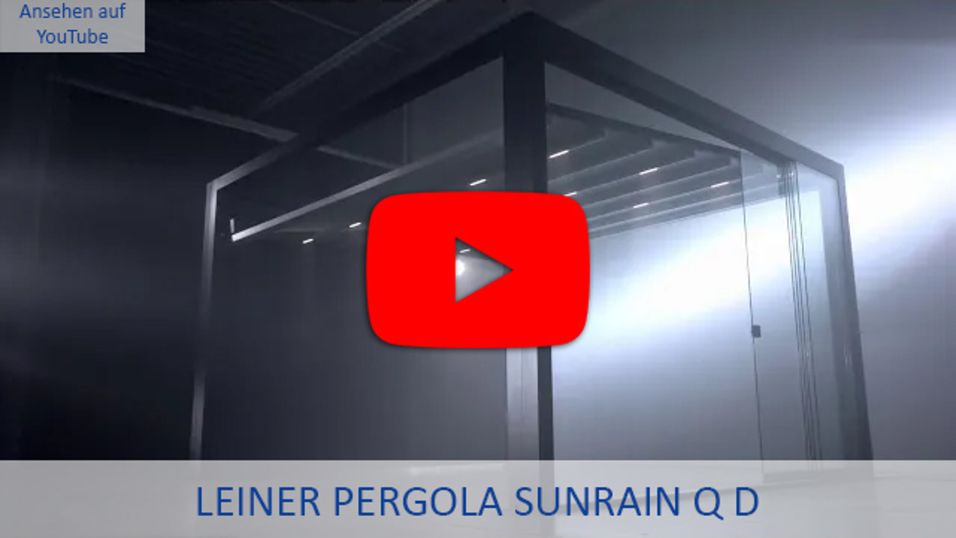 Video: Leiner Pergola-Markise sunrain Q-D (Vorschaubild)