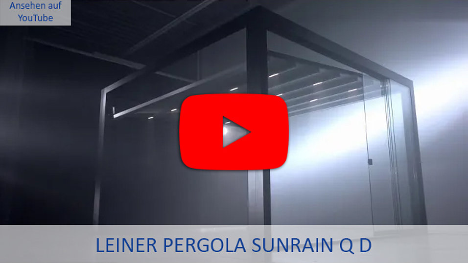 Video: Leiner Pergola-Markise sunrain Q-D (Vorschaubild)