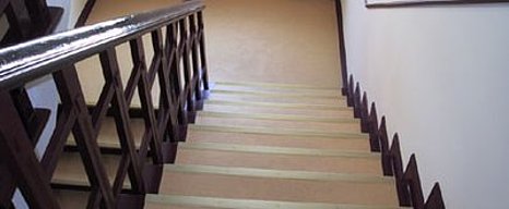 Renovierte Treppe