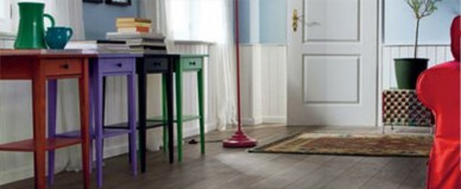 Laminatboden im Wohnraum